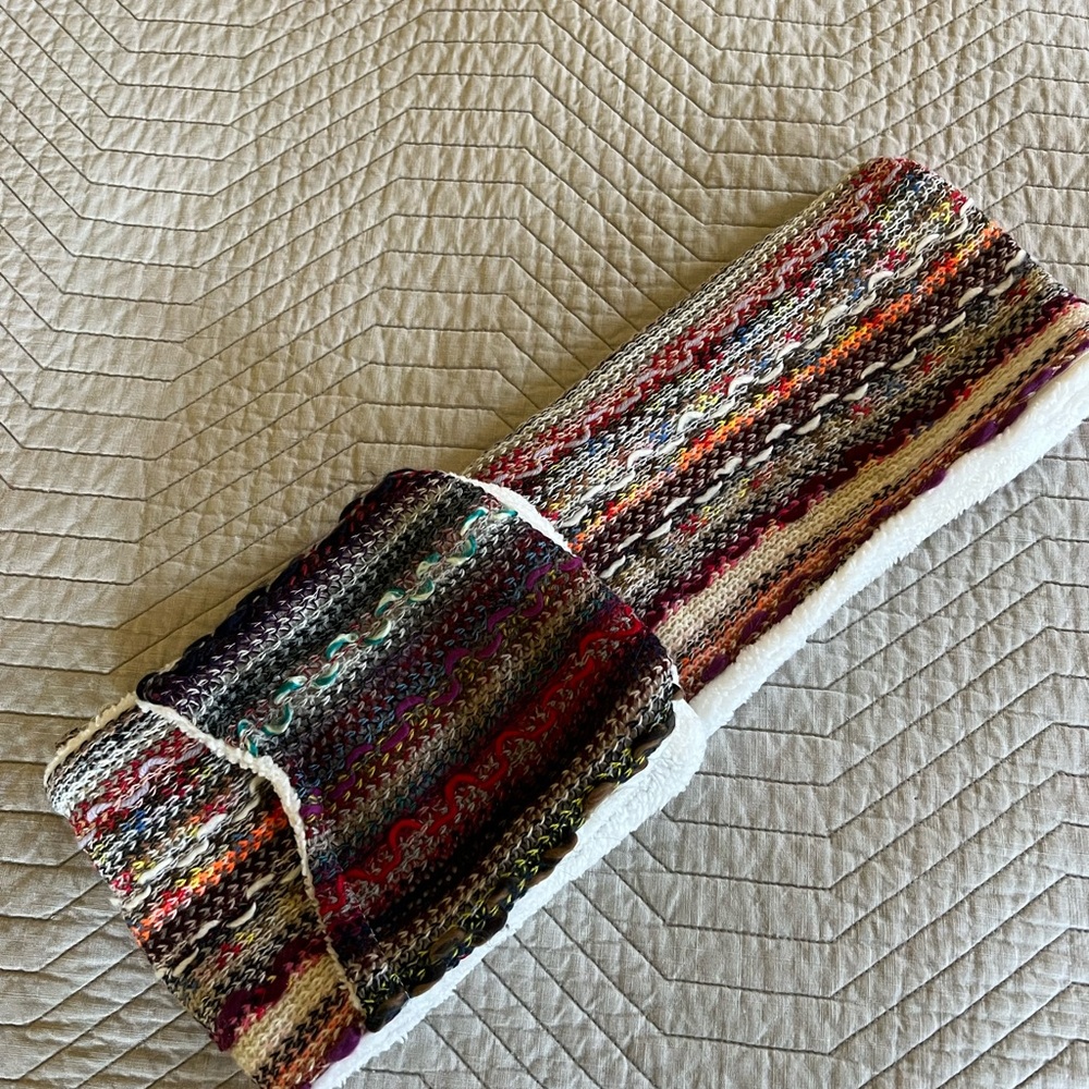 Multicolor Knit Scarf